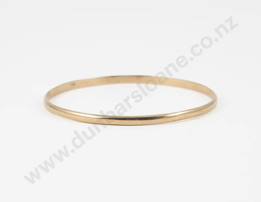 9ct Plain Bangle Image 1++