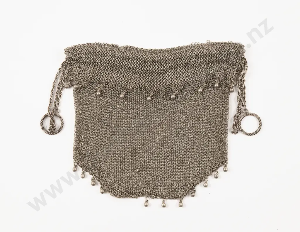 Vintage S/S Mesh Coin Purse Image 1++