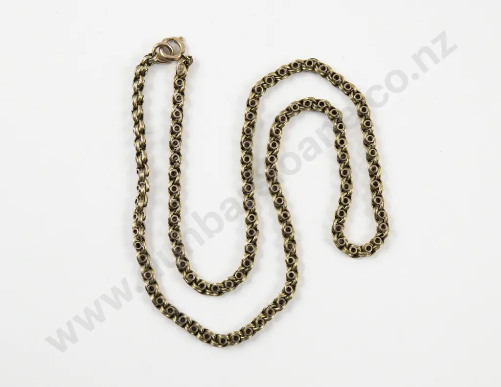 9ct Fancy Link Neck Chain Image 1++