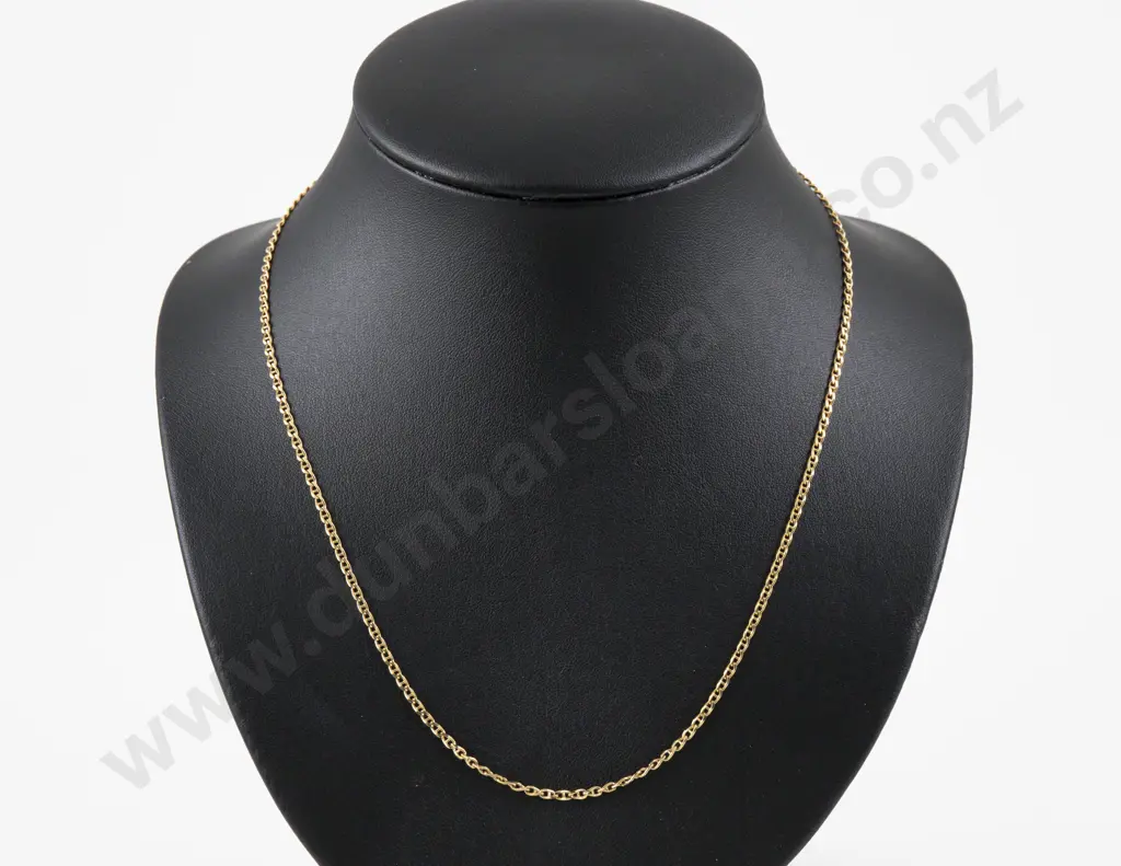 9ct Fancy Curb Link Neck Chain Image 1++