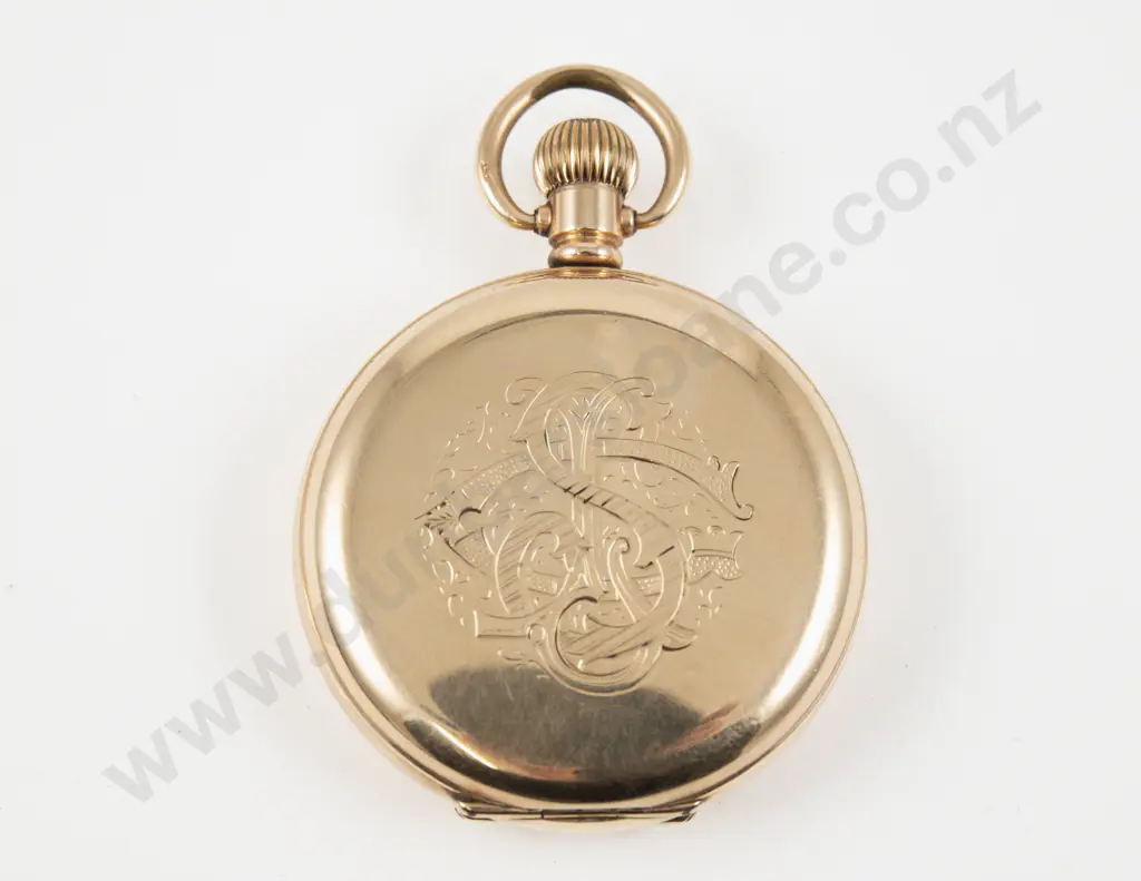 Vintage Rolex Gold Plated Hunter Cased Lever Wind Pocket Watch Image 1++