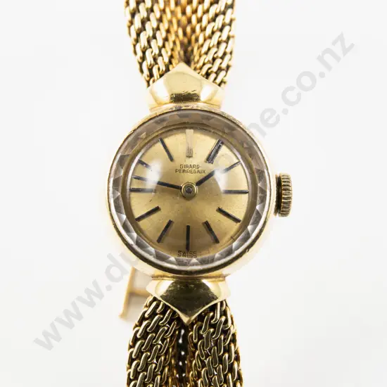 Vintage 18ct Girard Perregaux Manual Wind Ladies Wrist Watch