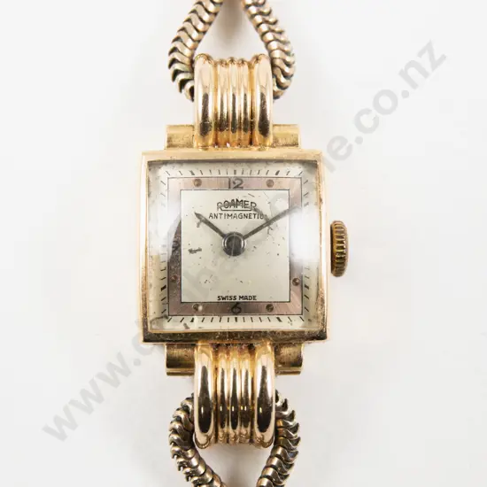 Roamer 18ct and 14ct Ladies Wrist Watch