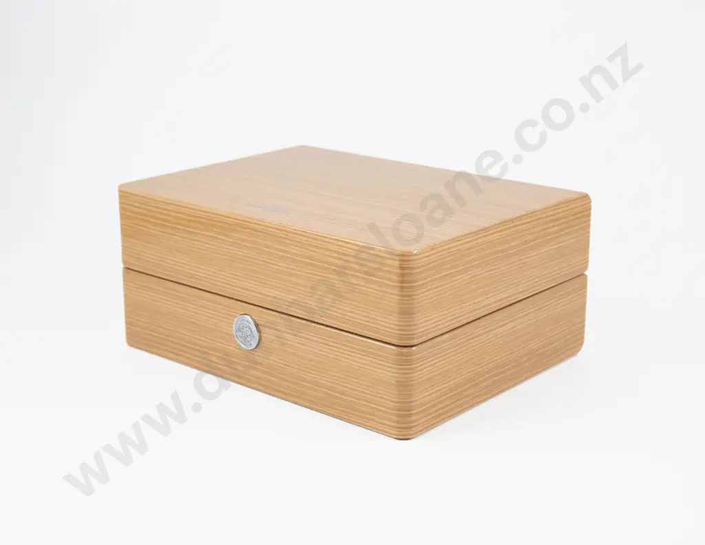 Omega Polished Wooden Presentation Box Image 1++