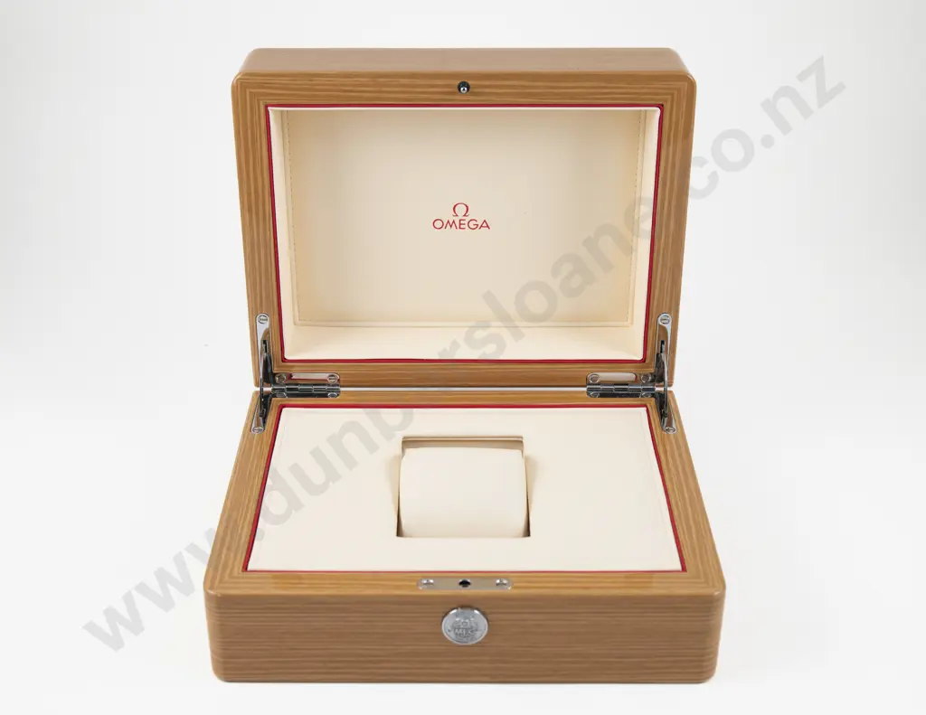 Omega Polished Wooden Presentation Box Image 1++