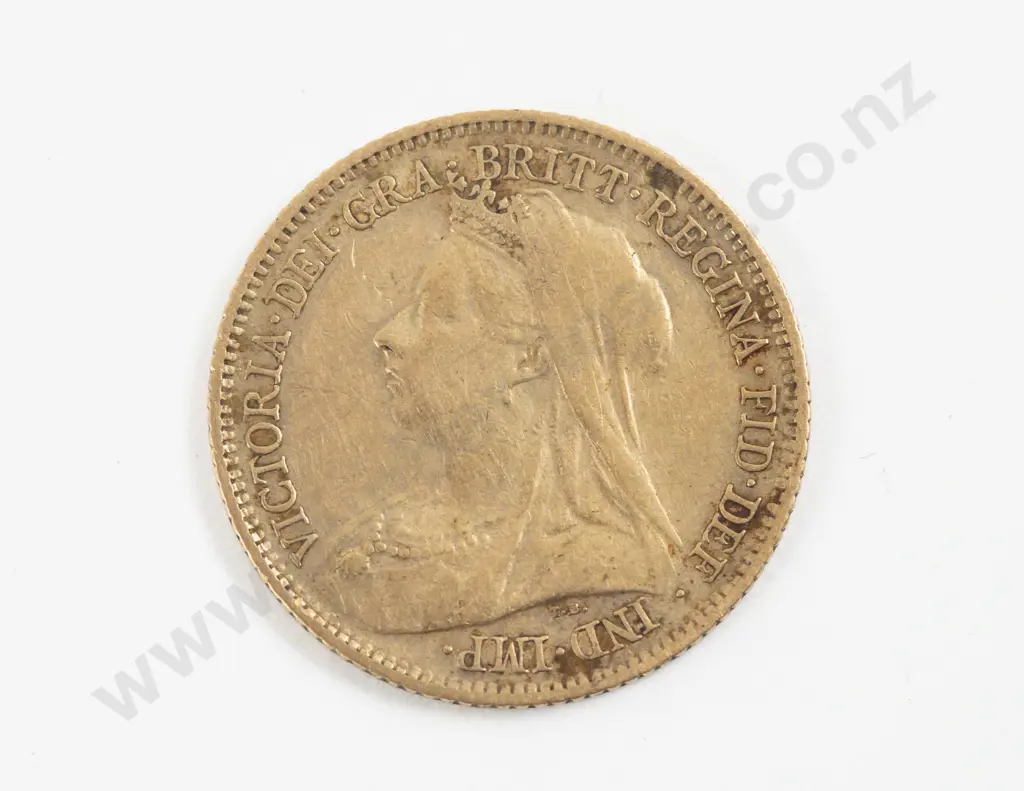 1900 Victoria Half Gold Sovereign Sydney Mint Image 1++