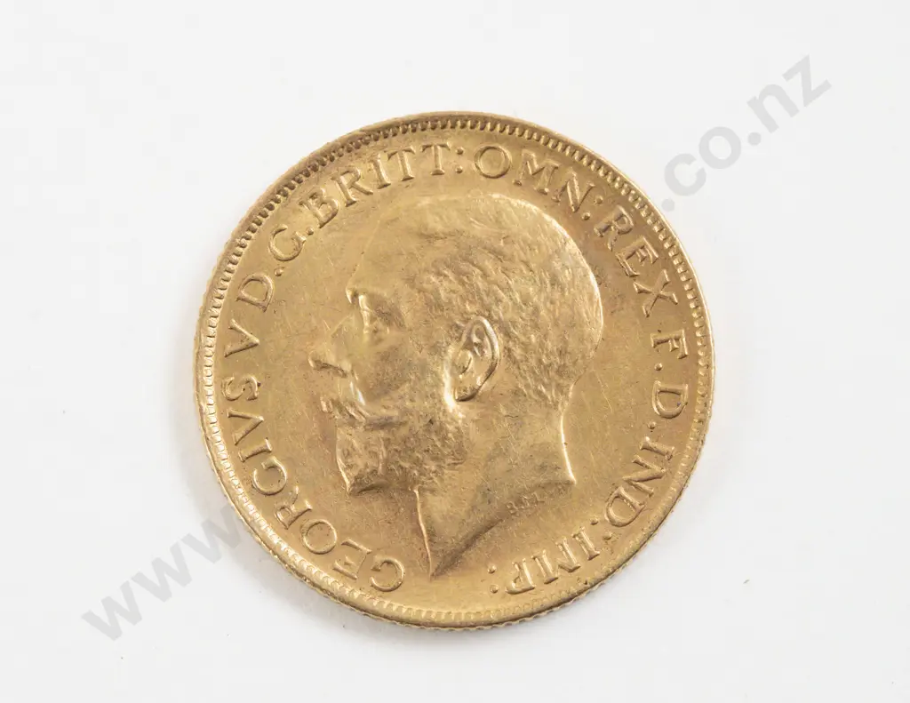 1925 Full Gold Sovereign Melbourne Mint Image 1++