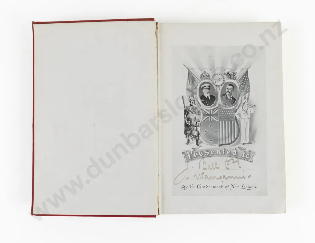 Cowan James - Souvenir of the Visit of the American Fleet To Auckland New Zealand August 9-15th 1908 Image 1++