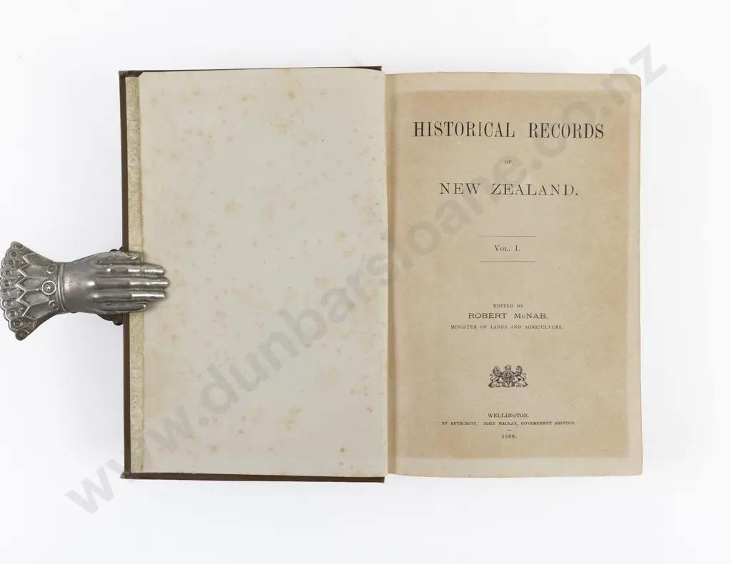 McNab Robert - Historical Records of New Zealand (2 Volumes) Image 1++