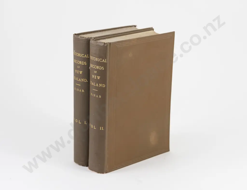 McNab Robert - Historical Records of New Zealand (2 Volumes) Image 1++
