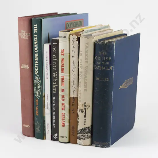 8 NZ & Other Whaling Books