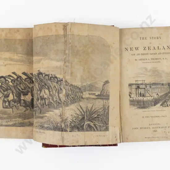 Thomson Arthur S - The Story of New Zealand (2 Volumes)