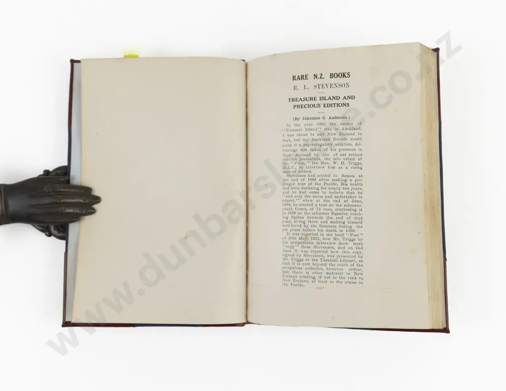 Andersen Johannes C - Rare NZ Books Image 1++