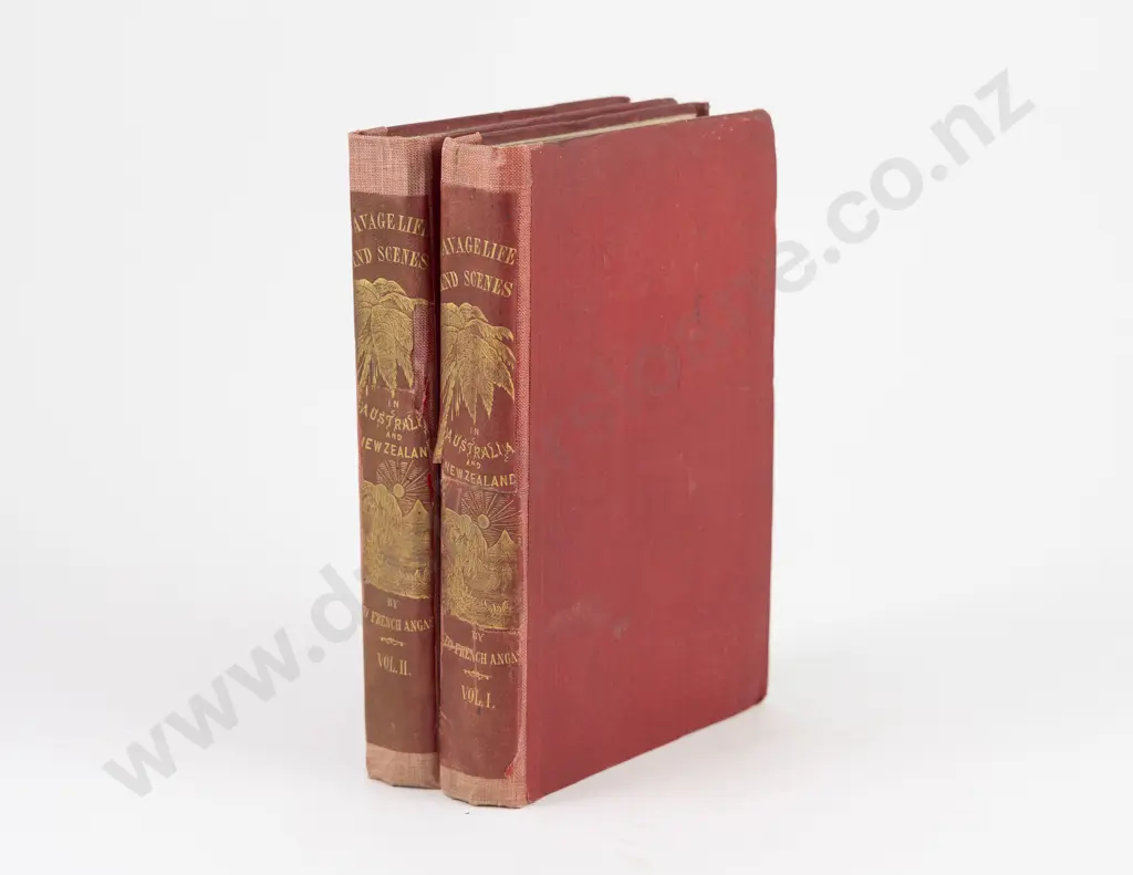 Angas, George French, Savage Life And Scenes in Australia And New Zealand (2 Vols, 1847) Image 1++