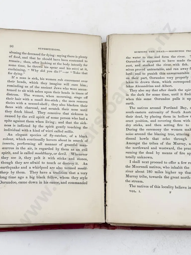 Angas, George French, Savage Life And Scenes in Australia And New Zealand (2 Vols, 1847) Image 1++