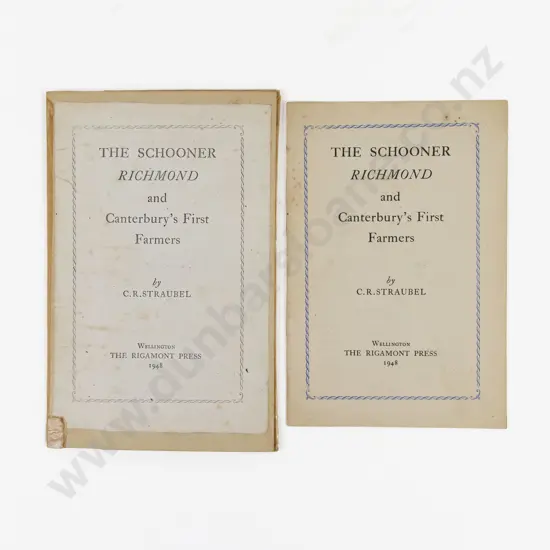 Straubel, C. R., The Schooner Richmond and Canterbury's First Farmers