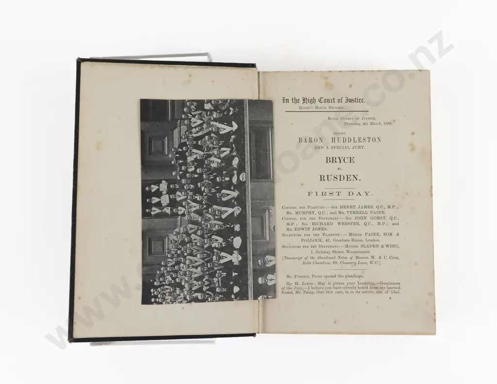 (-) Bryce v Rusden (Captain Gilbert Mairs copy) Image 1++
