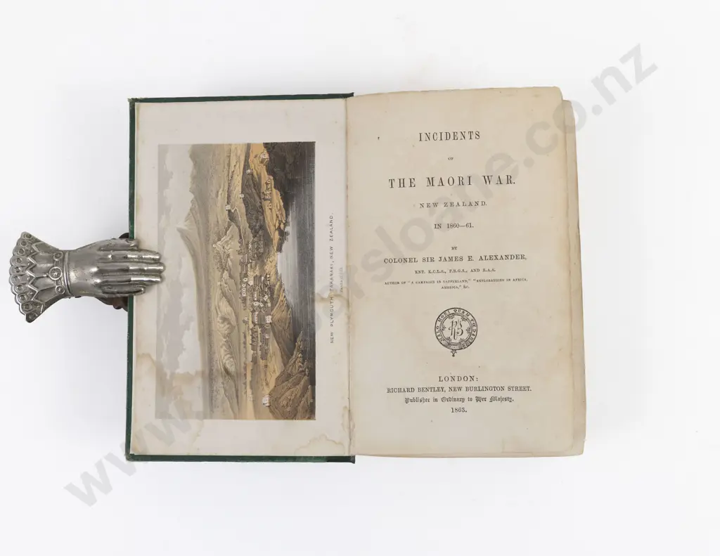 Alexander, Colonel Sir James, Incidents of The Maori War New Zealand In 1860-61 Image 1++