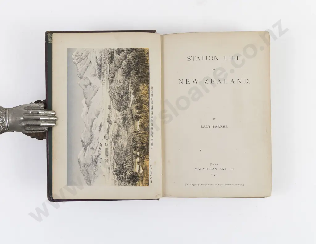 Barker, Lady, Station Life in New Zealand (First Edition 1870) Image 1++