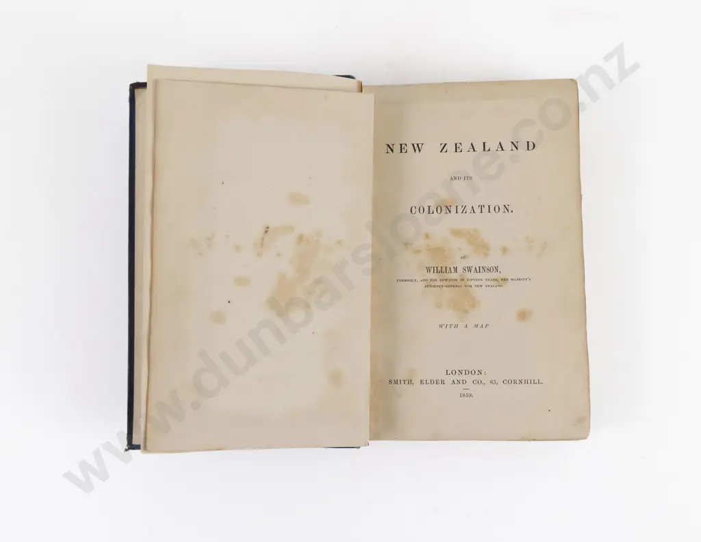 Swainson, William, New Zealand and its Colonization, 1859 Image 1++