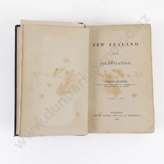 Swainson, William, New Zealand and its Colonization, 1859