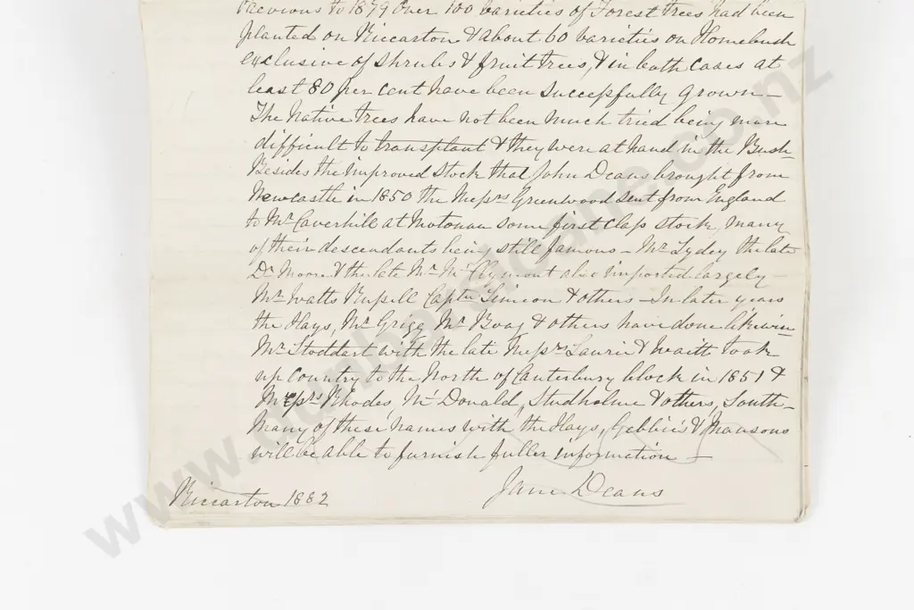 Interesting & Rare 1849 & Later Letters By William & John Deans to the Canterbury Papers Image 1++