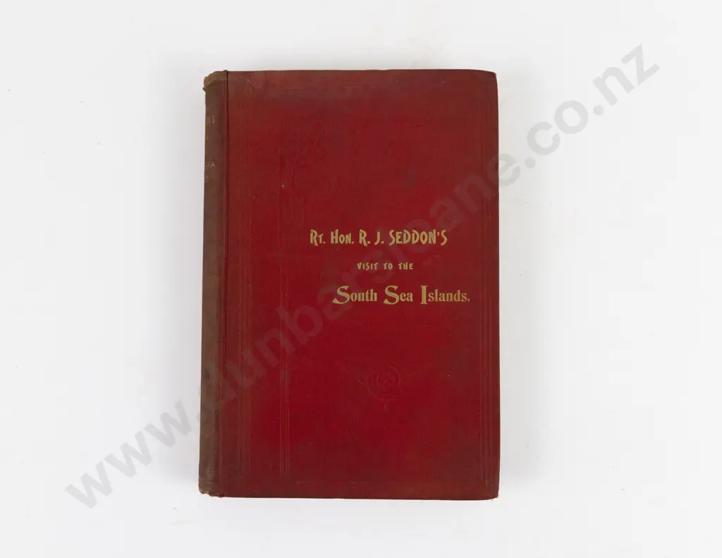 (-) The Right Hon. R. J. Seddon's Visit to Tonga, Fiji, Savage Island and the Cook Islands, 1900 Image 1++