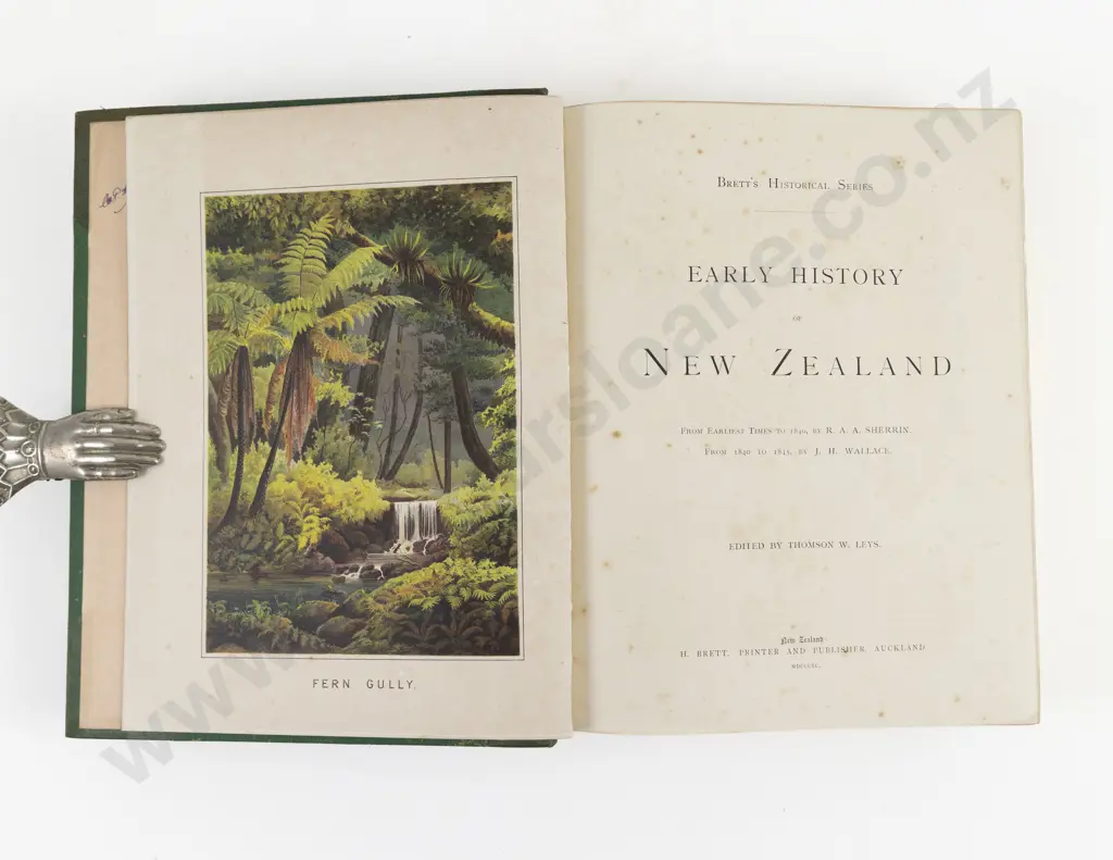 Leys Thomson (Editor) Early History of New Zealand Image 1++