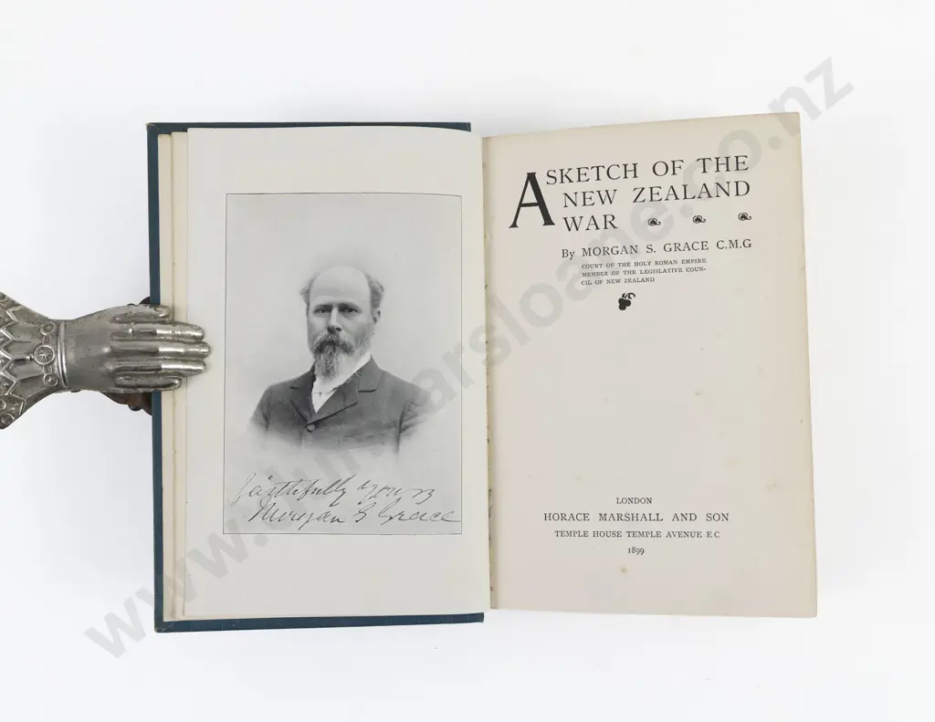 Grace, Morgan S, A Sketch Of The New Zealand War, 1899 Image 1++