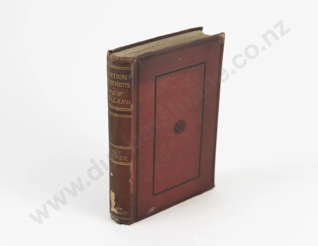 Barker, Lady, Station Amusements in New Zealand (First Edition 1873) Image 1++