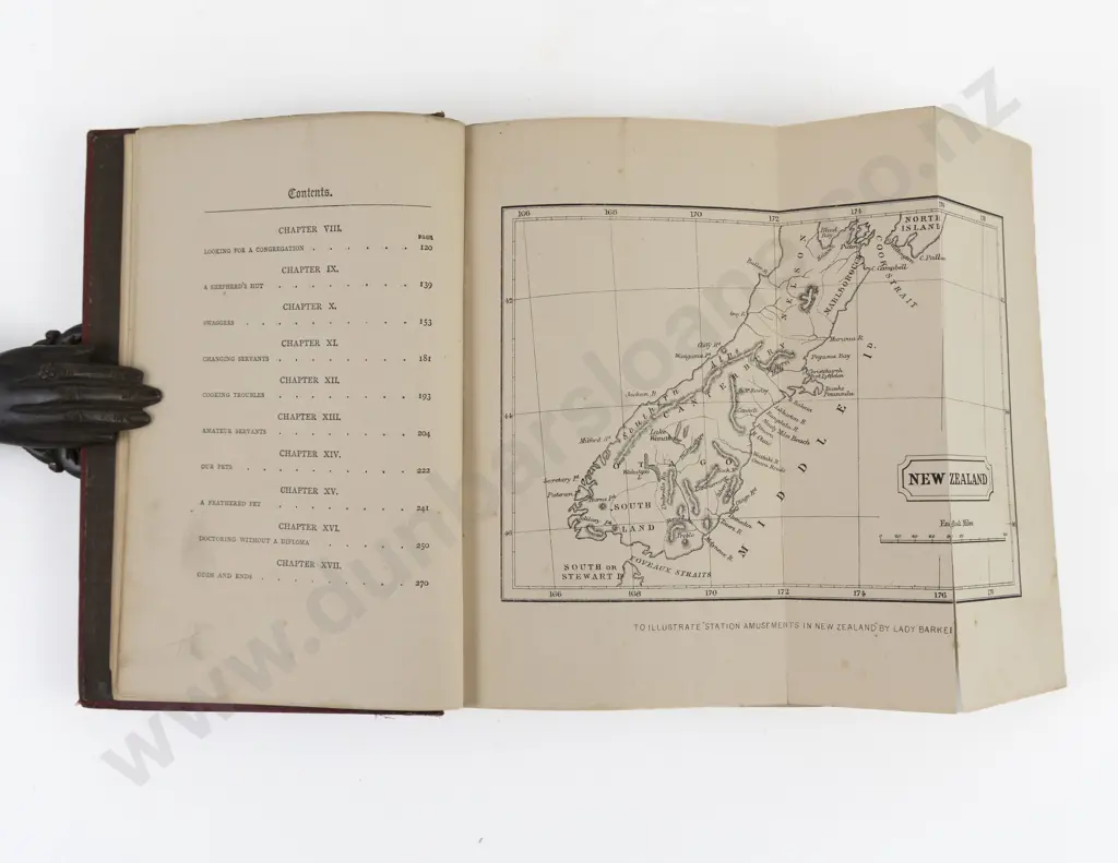 Barker, Lady, Station Amusements in New Zealand (First Edition 1873) Image 1++