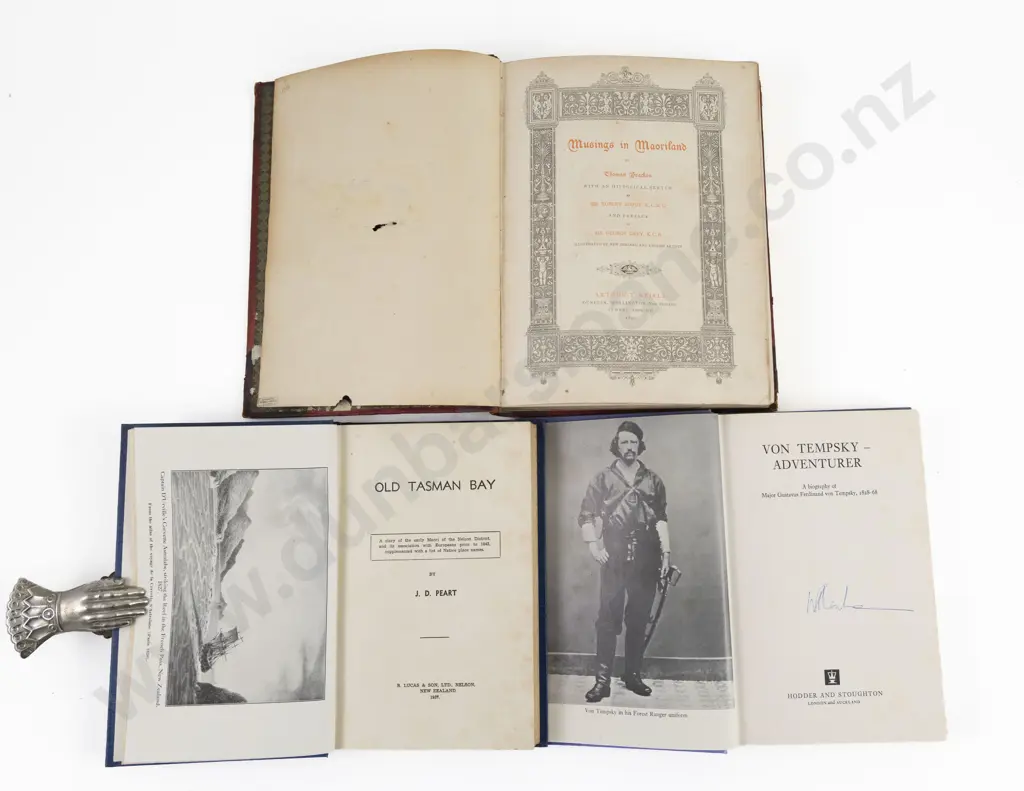 3 Various NZ Historical Related Volumes Image 1++