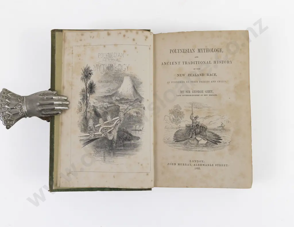 Grey, Sir George, Polynesian Mythology And Ancient Traditional History of the New Zealand Race, 1855 Image 1++