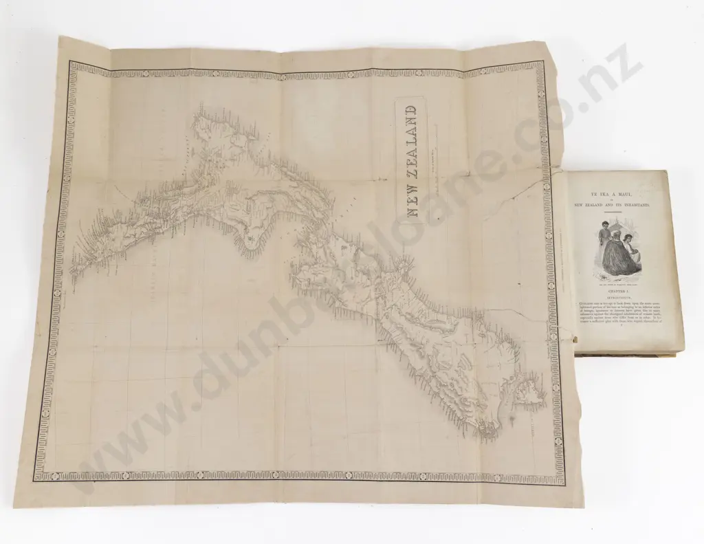 Taylor. Rev. Richard, Te Ika A Maui (First Edition 1855) Image 1++