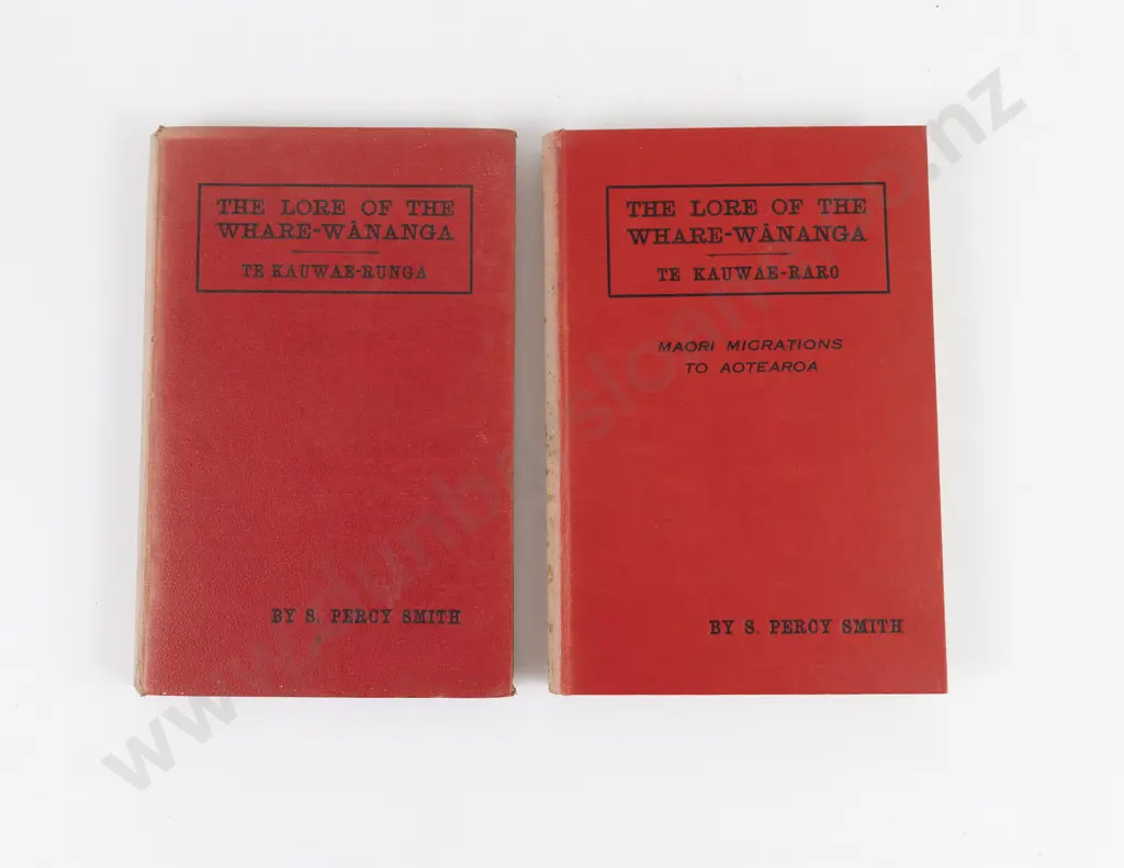 Smith, S. Percy, The Lore of the Whare-wananga (2 Volumes) Image 1++