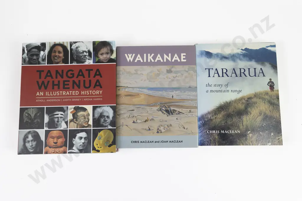 Tangata Whenua plus 2 Modern Topographical Books Image 1++