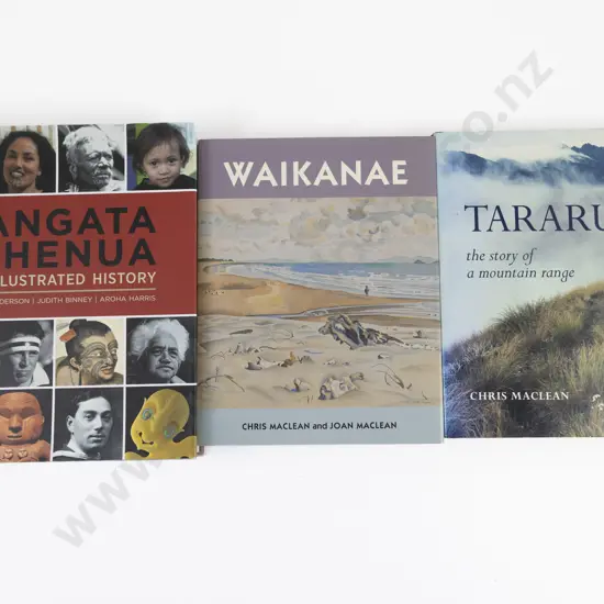 Tangata Whenua plus 2 Modern Topographical Books