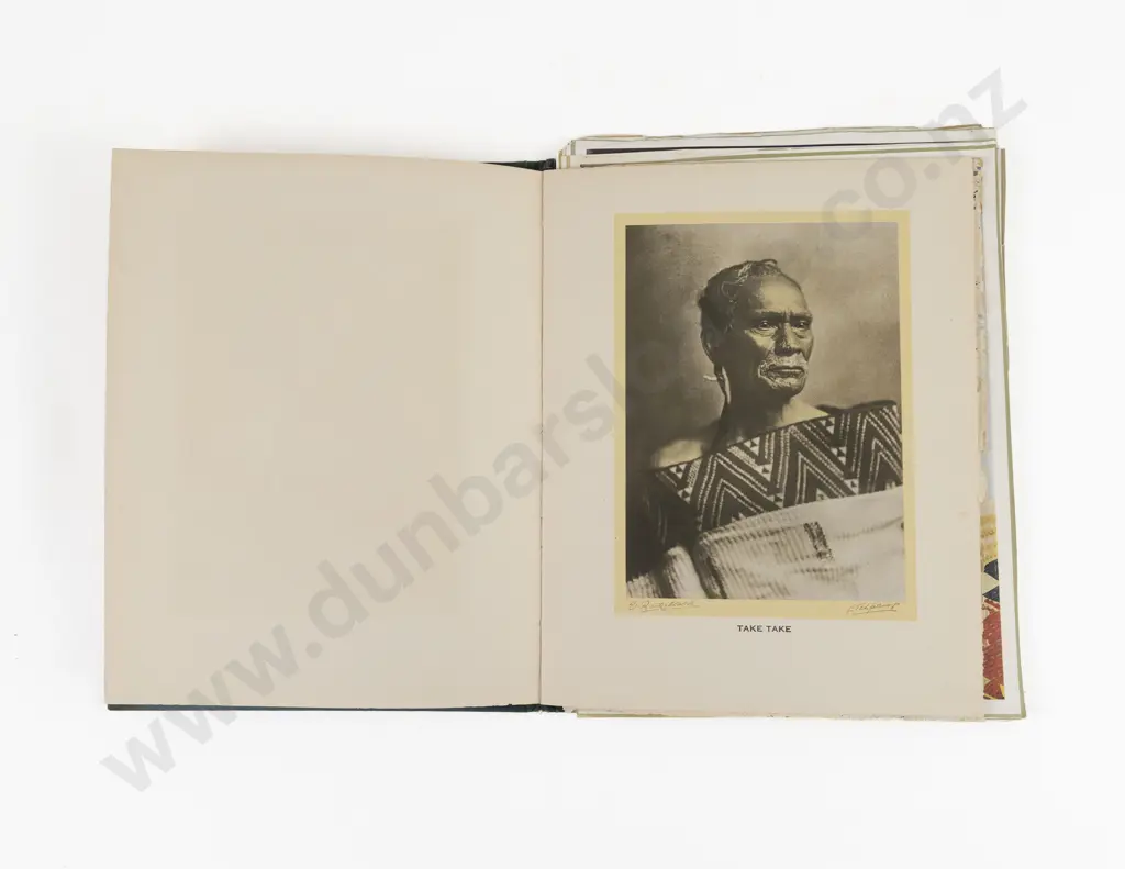 Millard, Victor R, Portraits Of Tattooed Maori Chiefs of New Zealand, 1942 Image 1++