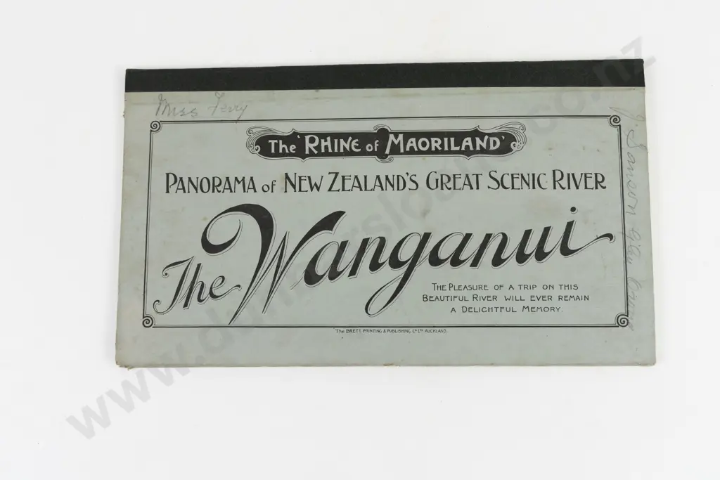 (-) The Wanganui The "The Rhine of Maoriland" Image 1++
