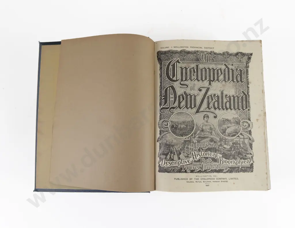(-) Cyclopedia Old New Zealand, Volume I - Wellington Provincial District, 1897 Image 1++
