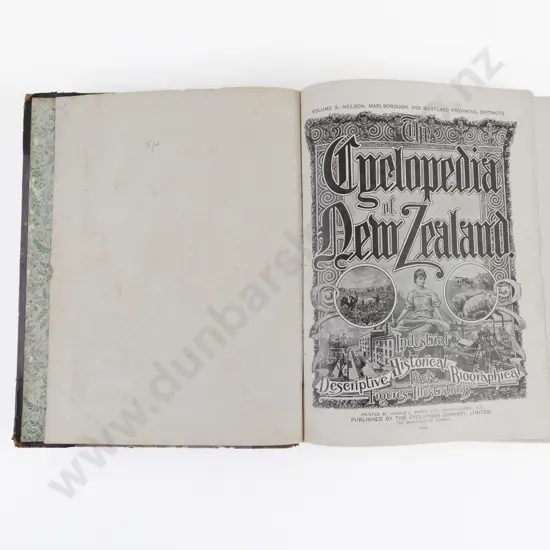 3 Cyclopedias of New Zealand,