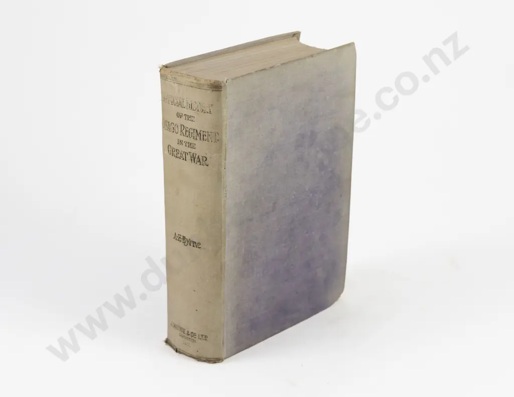 Byrne, Lieut. A. E., Official History of the Otago Regiment, N.Z.E.F. in the Great War Image 1++