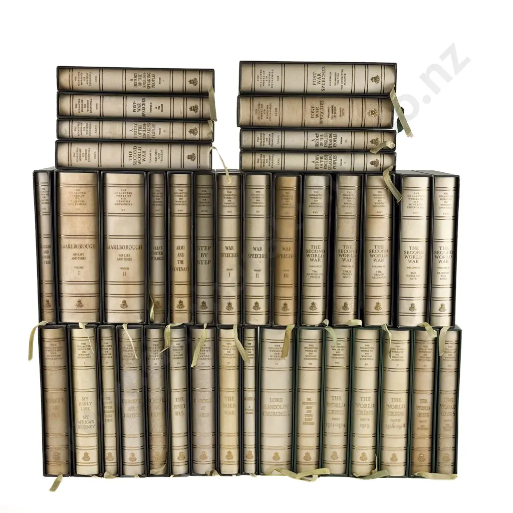 Churchill, Sir Winston, The Collected Essays Of Sir Winston Churchill (38 Volumes) Image 1++