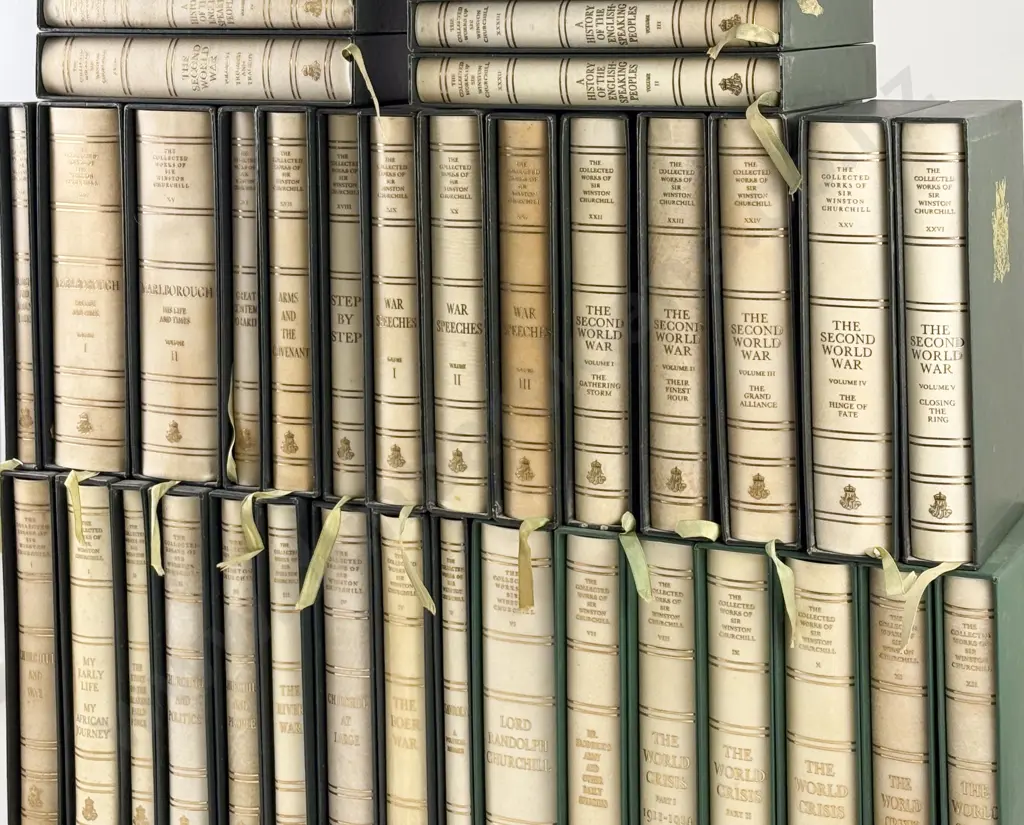 Churchill, Sir Winston, The Collected Essays Of Sir Winston Churchill (38 Volumes) Image 1++