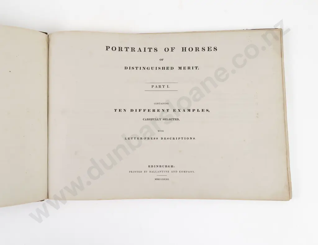 Howe, James, Portraits Of Horses of Distinguished Merit, Cattle Etc, Part I, 1832 Image 1++