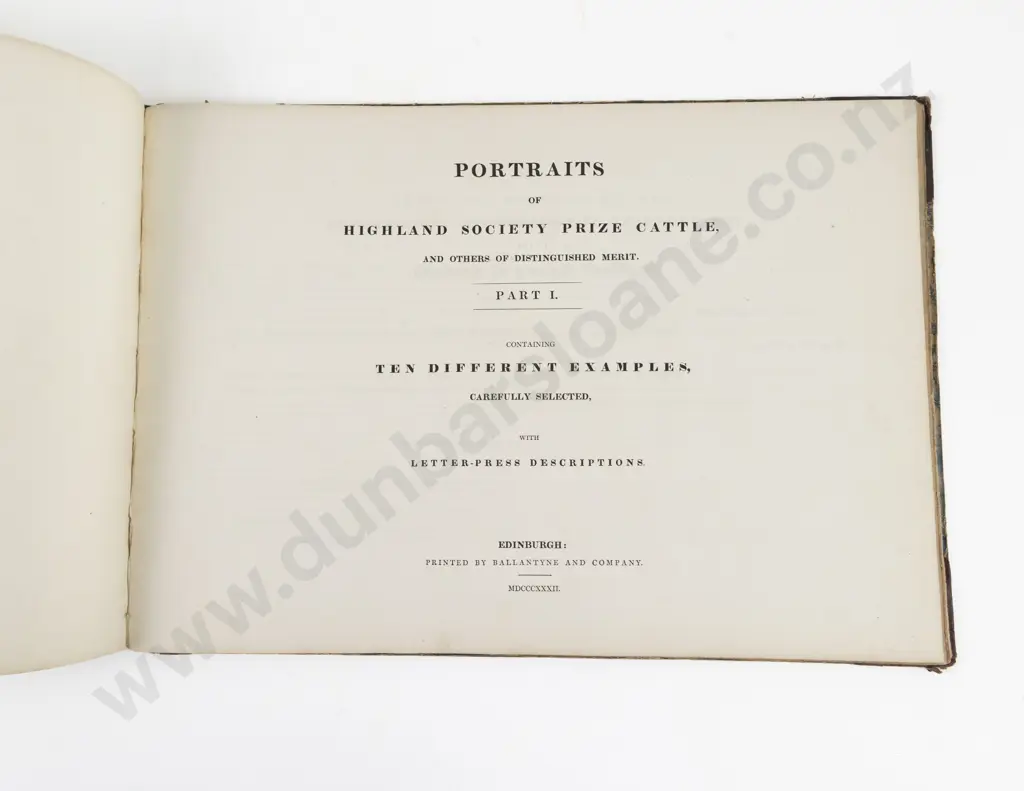 Howe, James, Portraits Of Horses of Distinguished Merit, Cattle Etc, Part I, 1832 Image 1++