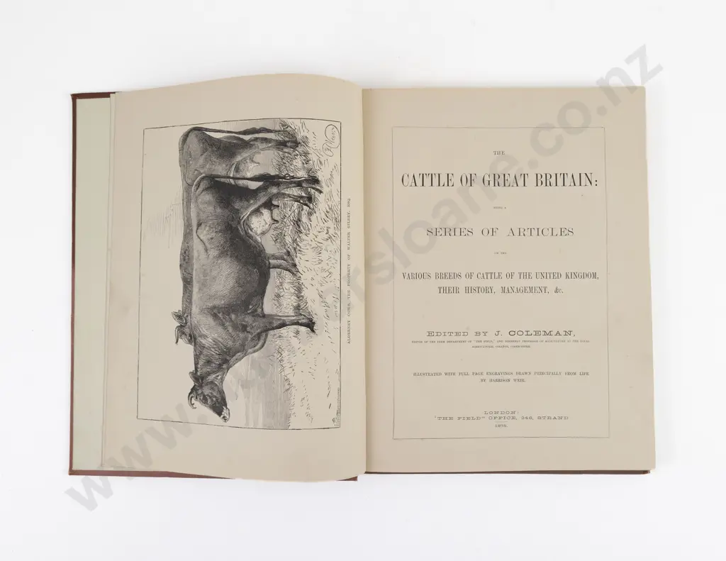 Coleman, J (Editor) The Cattle Of Great Britain, 1875 Image 1++