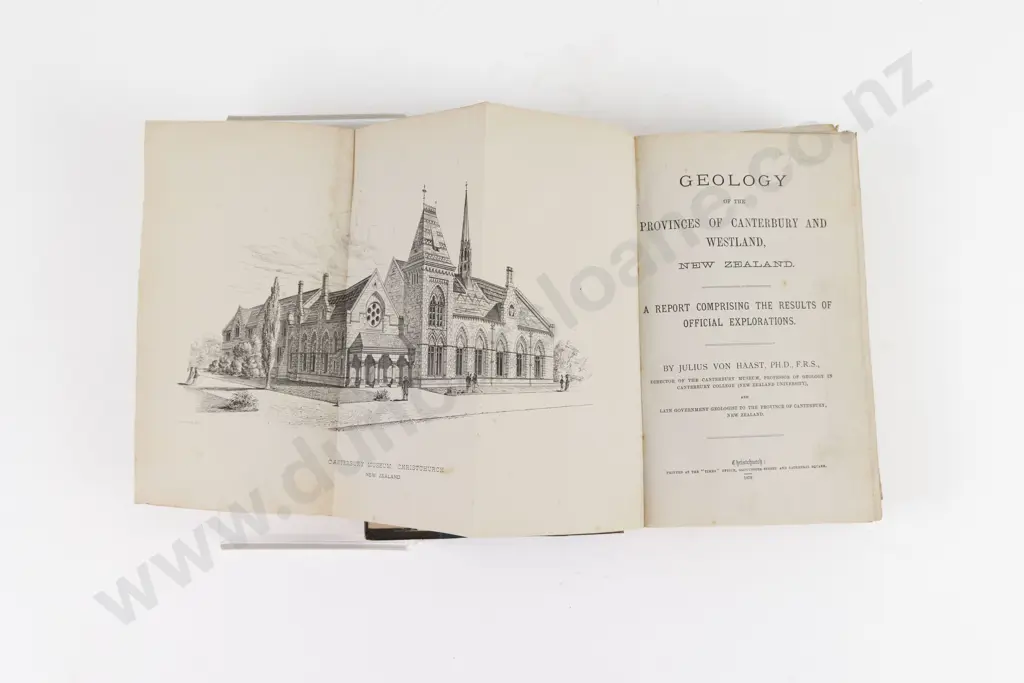 von Haast, Julius, Geology of the Provinces Of Canterbury And Westland, 1879 Image 1++