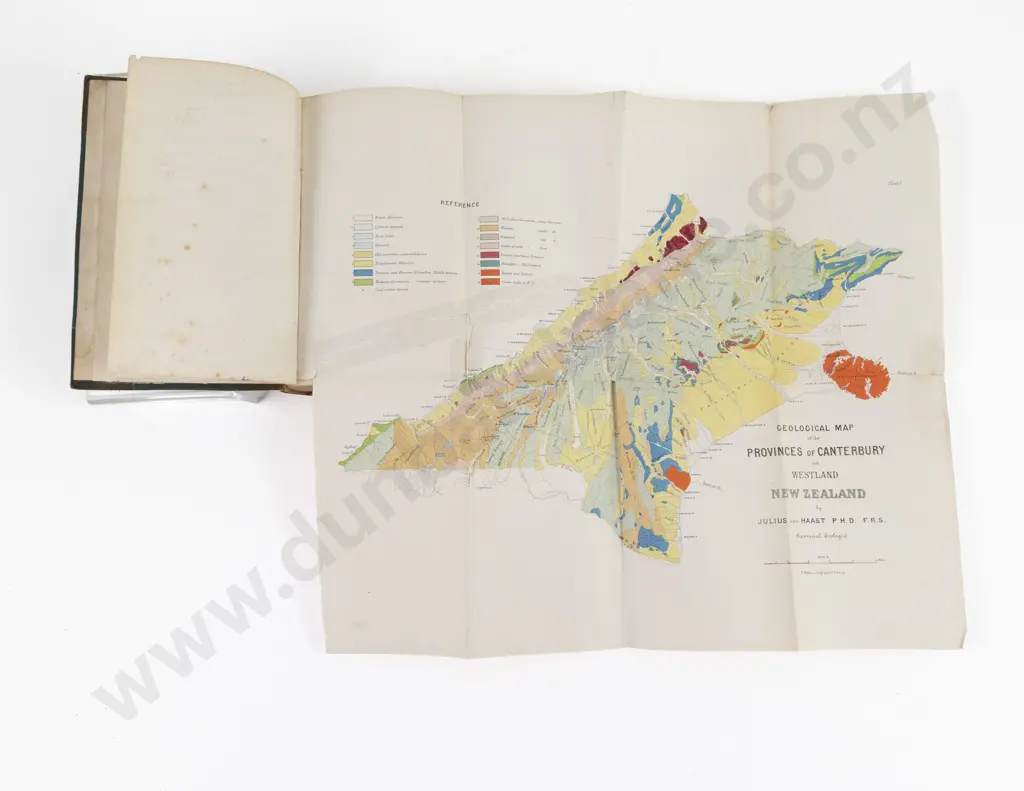 von Haast, Julius, Geology of the Provinces Of Canterbury And Westland, 1879 Image 1++
