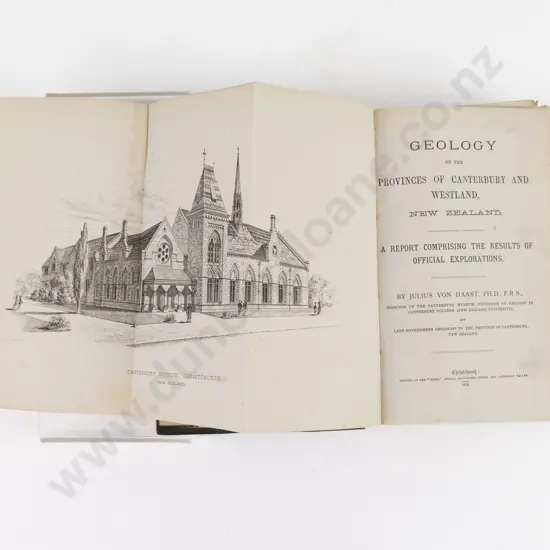 von Haast, Julius, Geology of the Provinces Of Canterbury And Westland, 1879